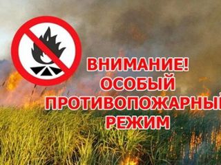 ️В Ленинградском районе введён особый противопожарный режим